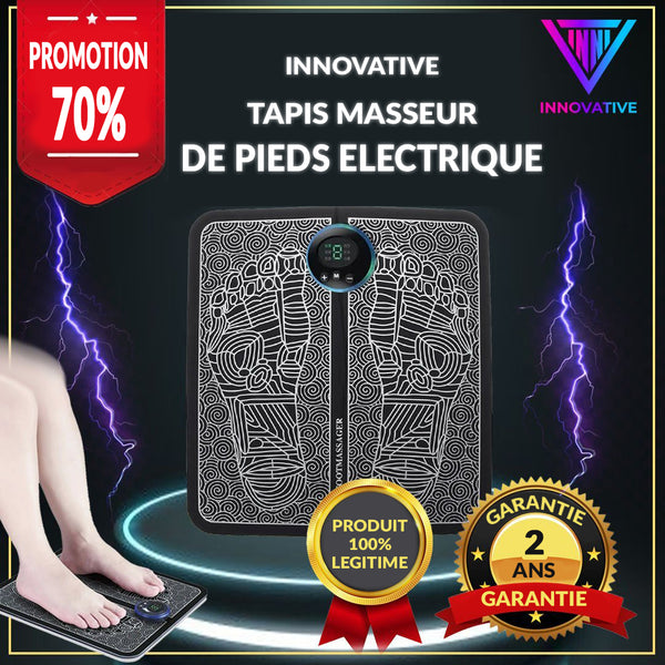 INNOVATIVE™ TAPIS MASSEUR DE PIEDS ELECTRIQUE (REDUCTION DE -70% AUJOURD’HUI)
