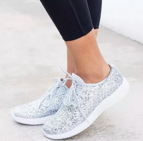 Sparkle White Sneakers